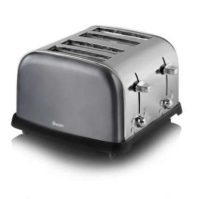 See more information about the Swan 4 Slice Graph Metallic Toaster ST16010GRAN