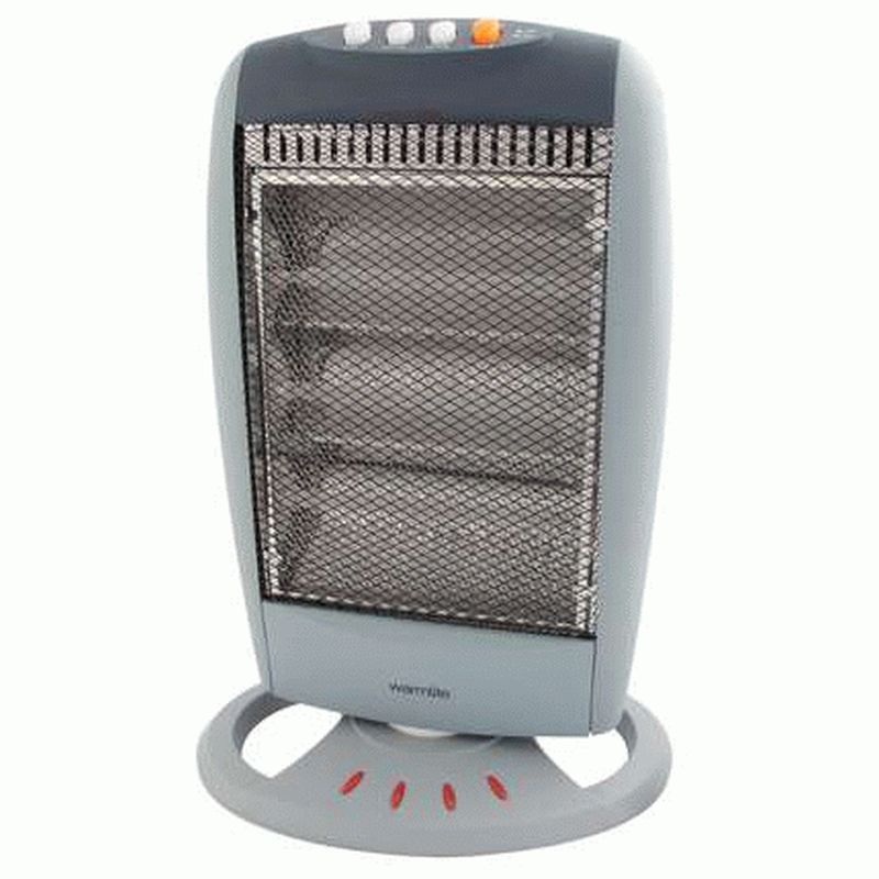 1200w Grey Halogen Heater WL42005