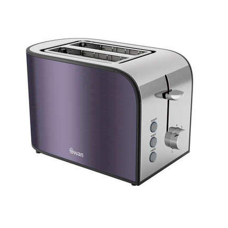 Swan 2 Slice Plum Toaster ST17020PLUN