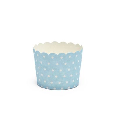 See more information about the Mini Muffin Cases 25pk - Blue/White Spot