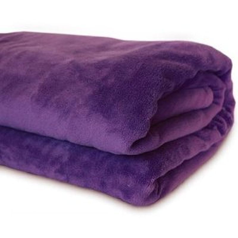 120x150cm Coral Throw Purple