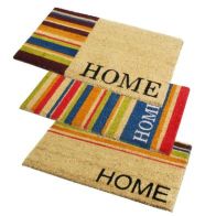 See more information about the PVC Coir Home Stripe Doormat 40x70cm