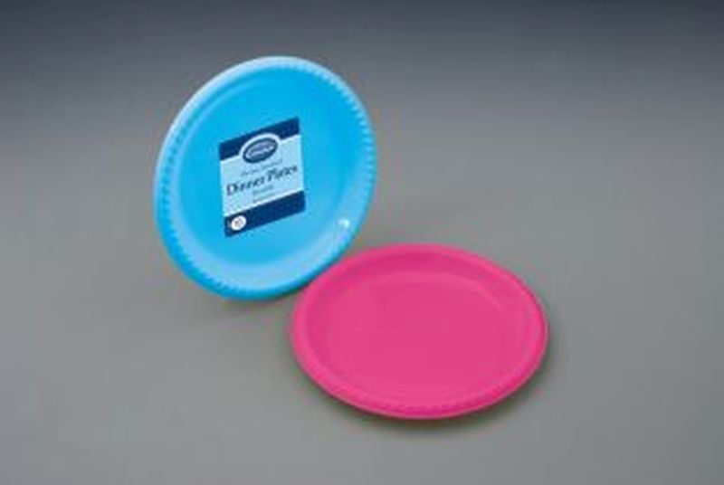 Thermoform Dinner Plate 23cmPink/Blue10p