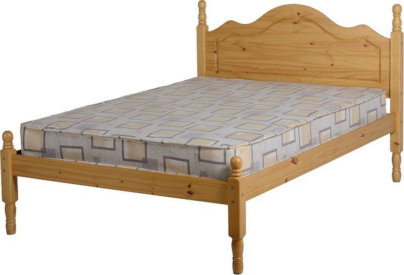 Sol Small Double Bed - Antique Pine