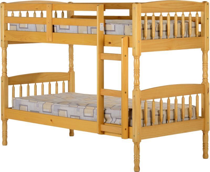 Albany Single Bunk Bed - Antique Pine