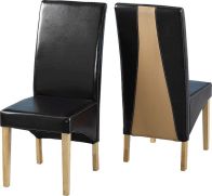 See more information about the G2 Leather Style Dining Chair - BROWN/SAND