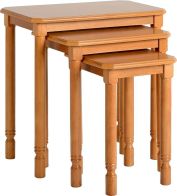 See more information about the Brunton Nest of Tables - ANTIQUE PINE