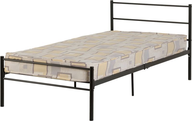 Devon Single Bed - BLACK