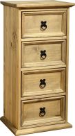 See more information about the Corona 4 Drawer CD Chest - DISTRESSED WAXED PINE