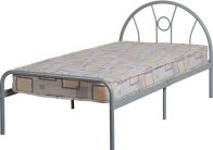 See more information about the Nova Single Bed - Silver