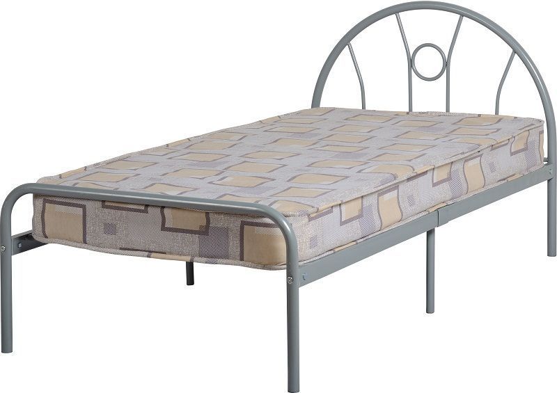 Nova Single Bed - Silver