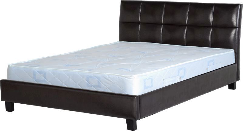 Monroe King Size Bed - Brown