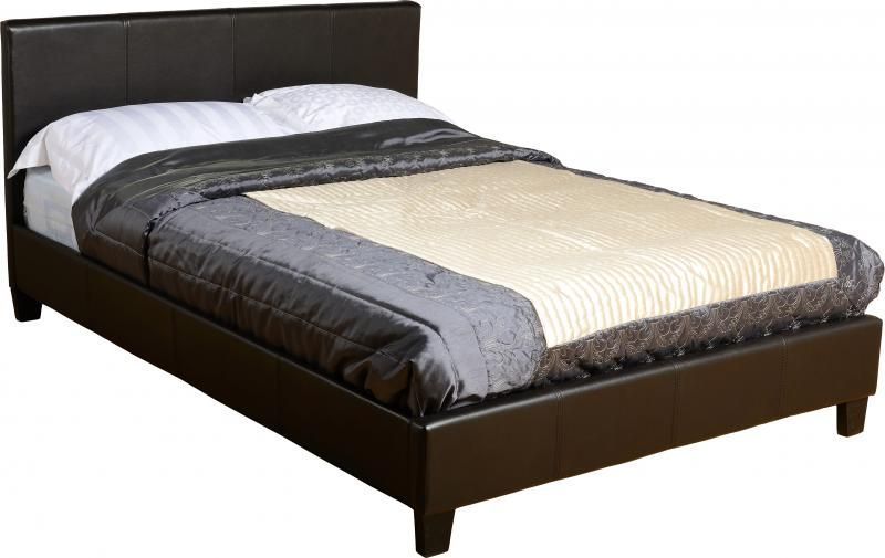 Prado Small Double Bed - Expresso Brown