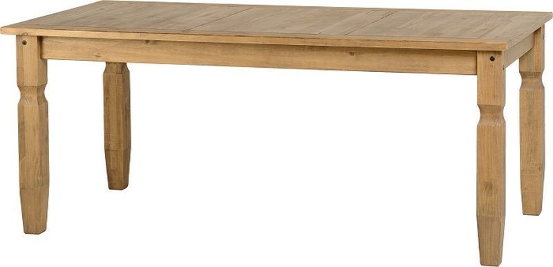 Corona 6' Dining Table - DISTRESSED WAXED PINE