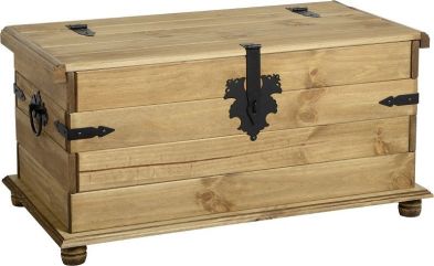 See more information about the Corona Single Storage Chest - DISTRESSED WAXED PINE