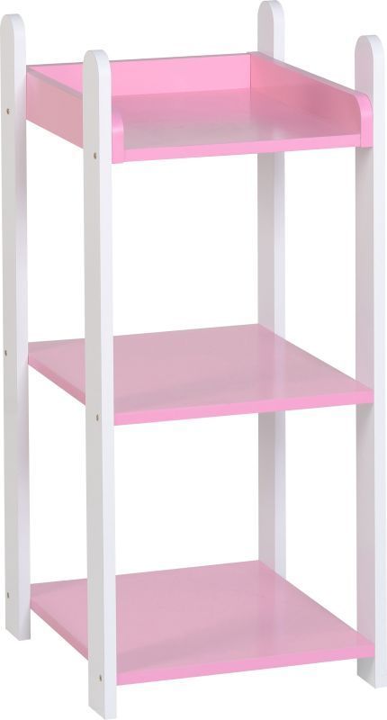 Lollipop 3 Shelf Unit - WHITE/PINK