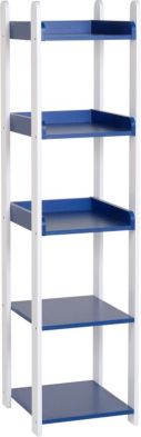 See more information about the Lollipop 5 Shelf Unit - WHITE/BLUE