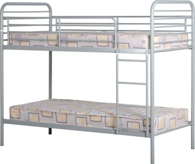 See more information about the Bradley Budget Single Bunk Bed - Silver