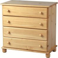 See more information about the Sol 4 Drawer Chest - ANTIQUE PINE