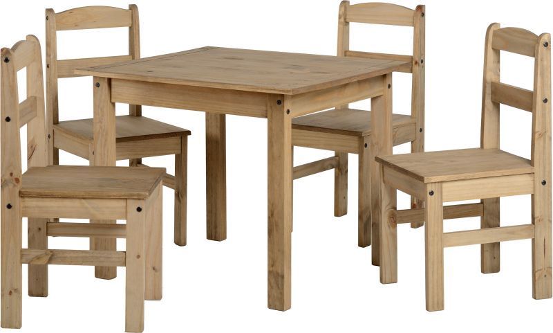 Panama Dining Set - NATURAL WAX