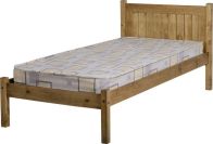 See more information about the Maya Single Bed - Distressed Waxed Pine