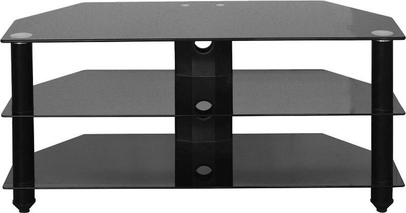 Bromley Glass TV Stand - BLACK