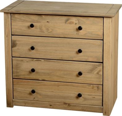 See more information about the Panama 4 Drawer Chest - NATURAL WAX