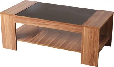 See more information about the Hollywood Coffee Table  - WALNUT VENEER/BLACK GLOSS