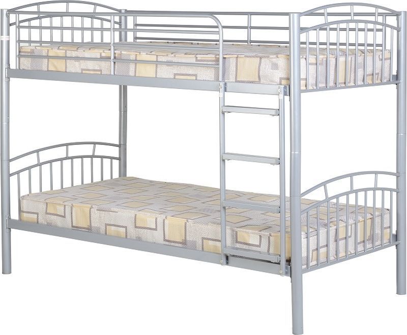 Ventura Single Bunk Bed - Silver