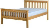 See more information about the Monaco Double Bed - Antique Pine