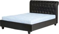 See more information about the Chester Leather Double Sleigh Bed - Black