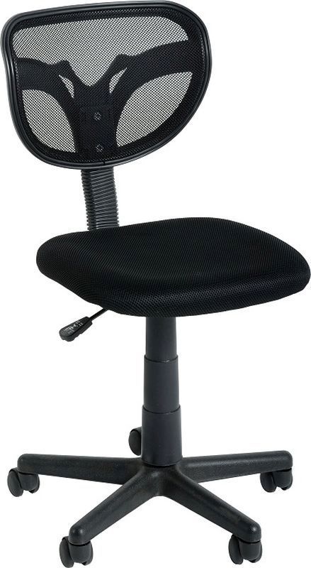 Budget Clifton Computer Chair - BLACK/CHROME