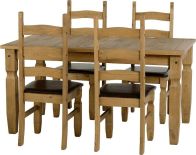 See more information about the Corona 5' Dining Set - DWP/EXPRESSO BROWN