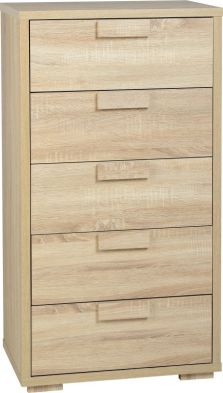 See more information about the Cambourne Contemporary Chest (5 Drawer) - SONOMA OAK