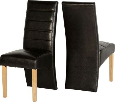 See more information about the G5 Leather Style Dining Chair - EXPRESSO BROWN