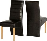 See more information about the G5 Leather Style Dining Chair - EXPRESSO BROWN