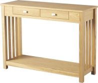 See more information about the Ashmore Console Table (2 Drawer) - ASH VENEER