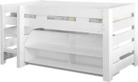 See more information about the Lollipop Single Bed with Shelf Storage - White