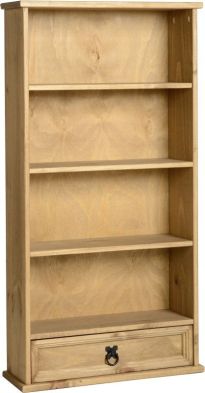 See more information about the Corona DVD Rack (1 Drawer) - DISTRESSED WAXED PINE