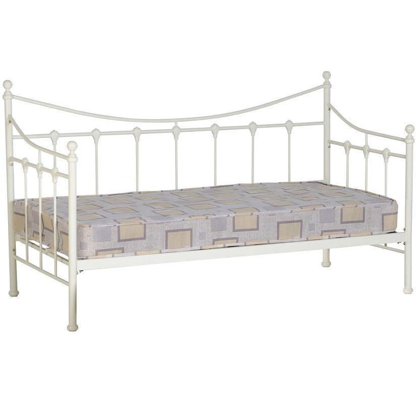 See more information about the Torino Day Bed Cream Metal Frame