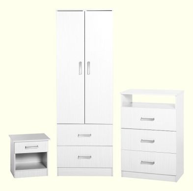 See more information about the Polar Bedroom Set - WHITE