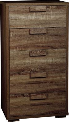 See more information about the Cambourne Chest (5 Drawer) - DARK SONOMA OAK