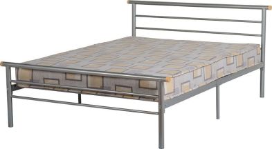 See more information about the Orion Metal Double Bed - Silver