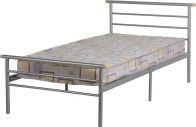 See more information about the Orion Single Bed - Silver