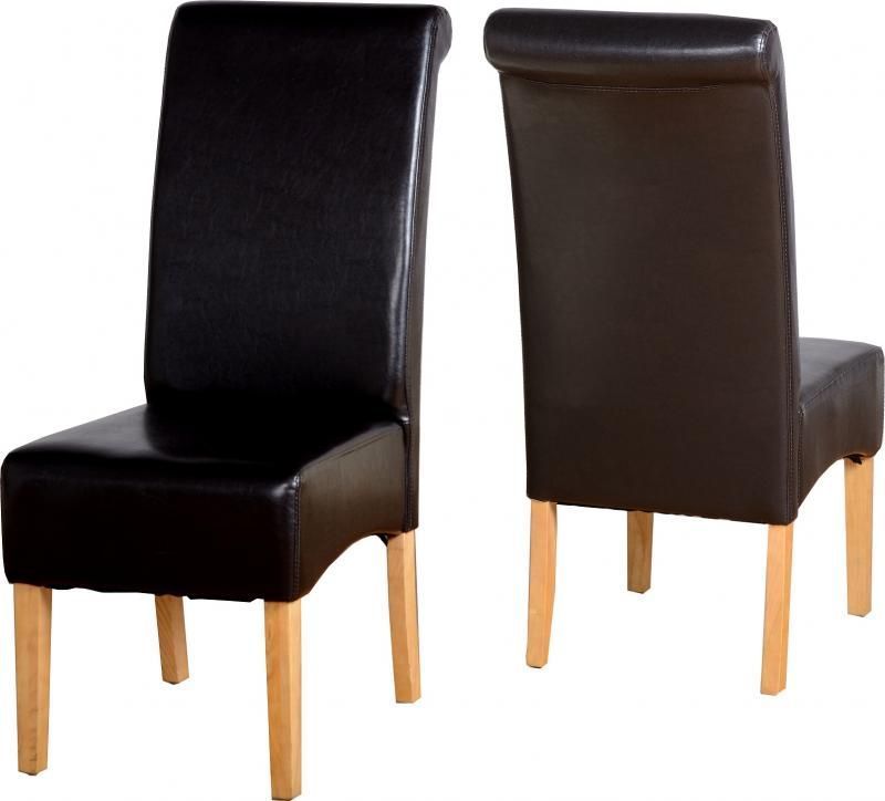 G10 Leather Style Dining Chair - EXPRESSO BROWN