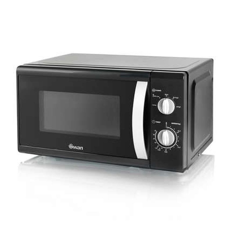 Swan 800W Solo Microwave SM40010BLKN