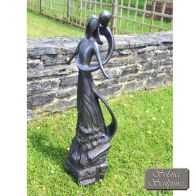 See more information about the Caring Embrace Garden Ornament Statue (Black XST/445)