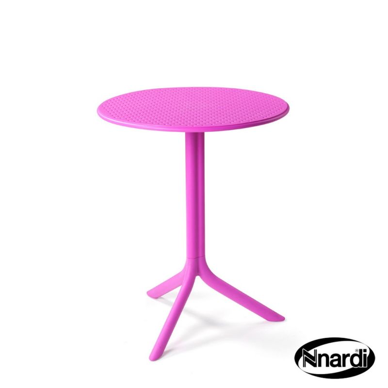 Step Bistro Outdoor Garden Table (Pink in colour)