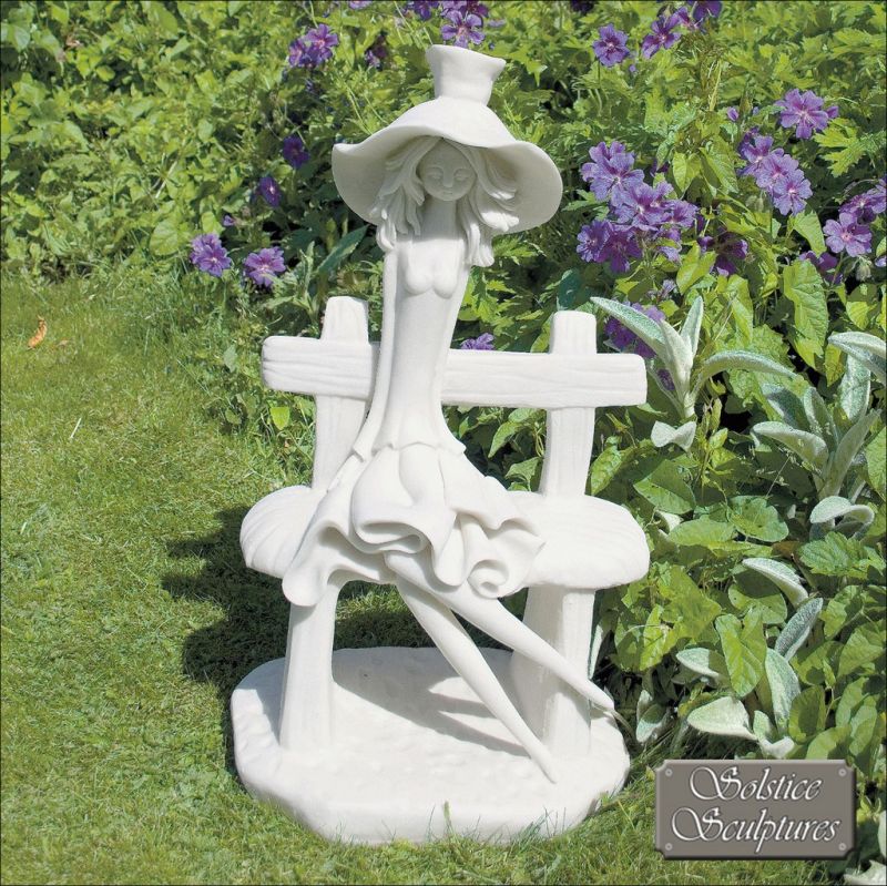 Florence Garden Ornament Statue (white in colour)