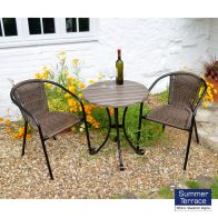 See more information about the Kalmar Garden Furniture Bistro Set (supplied with 2 chairs)